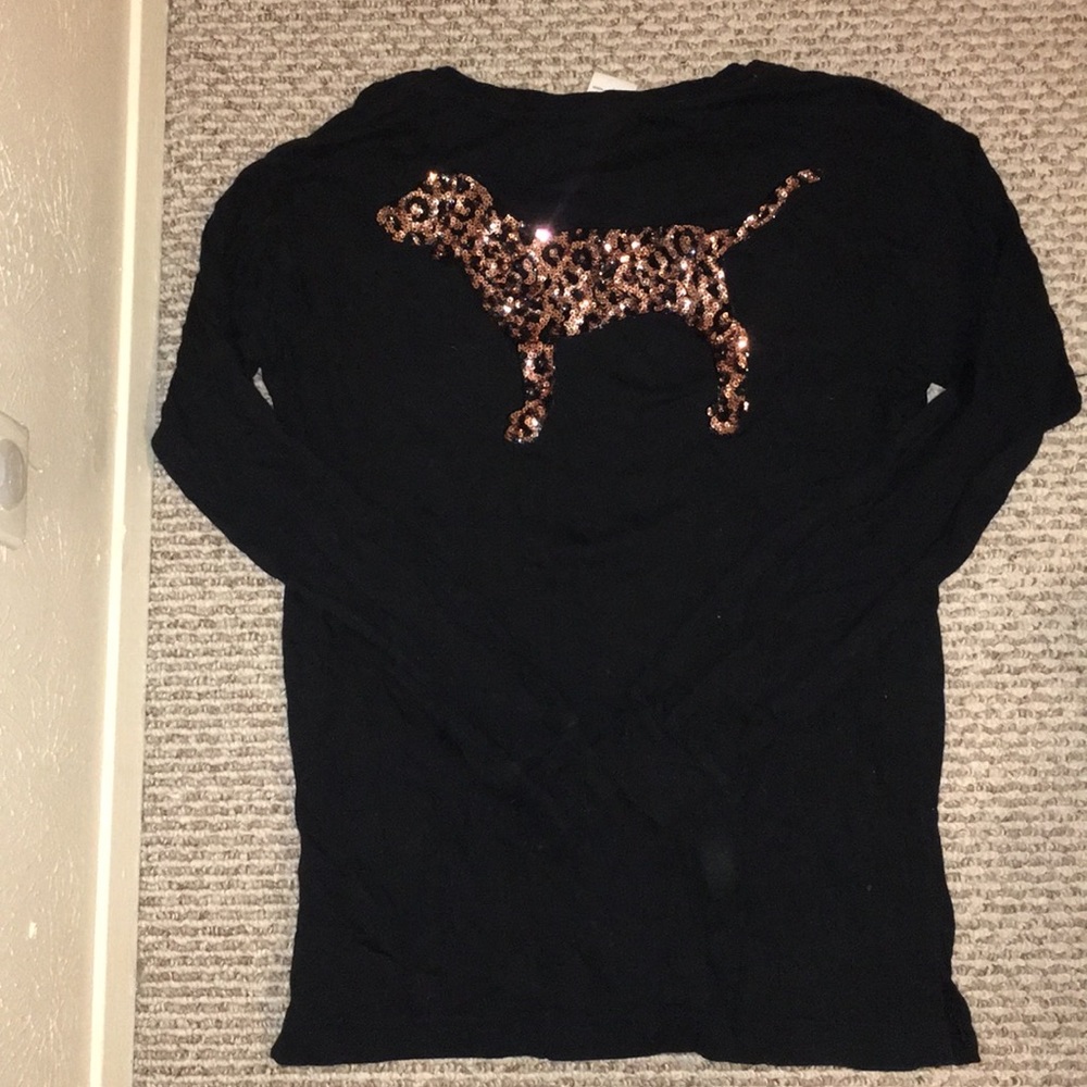 Pink leopard Dog Long sleeve